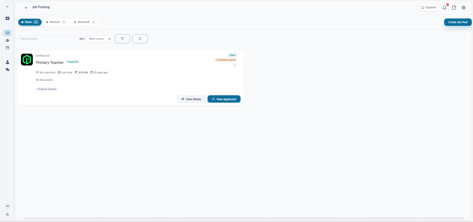 Hiring analytics snapshot